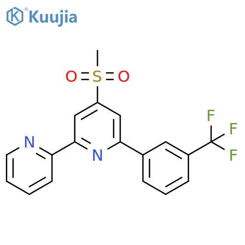 2,2'-Bipyridine, 4-(methylsulfonyl)-6-[3-(trifluoromethyl)phenyl]- structure
