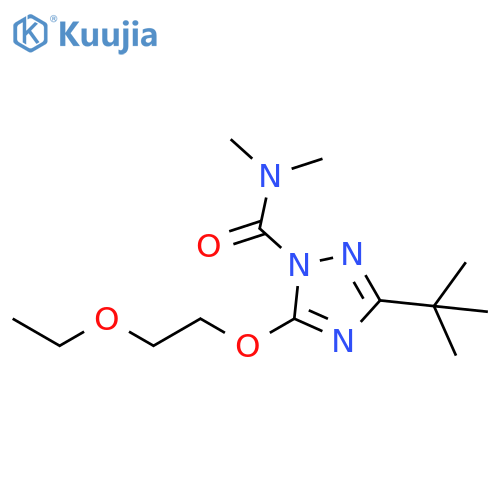 1H-1,2,4-Triazole-1-carboxamide,3-(1,1-dimethylethyl)-5-(2-ethoxyethoxy)-N,N-dimethyl- structure
