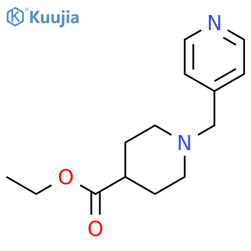 1-Pyridin-4-ylmethylpiperidine-4-carboxylic acid ethylester structure