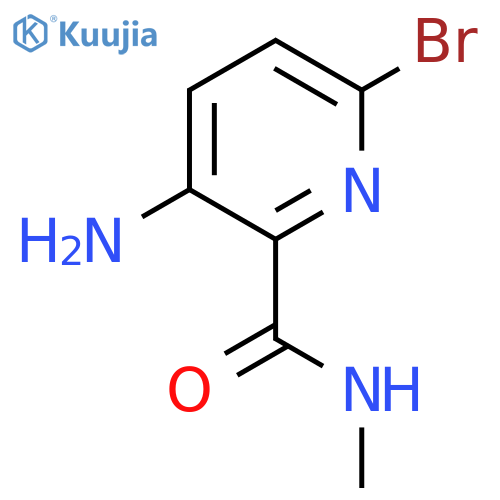 3-Amino-6-bromo-N-methylpicolinamide structure
