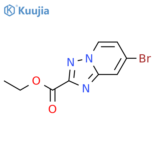 ethyl 7-bromo-[1,2,4]triazolo[1,5-a]pyridine-2-carboxylate structure