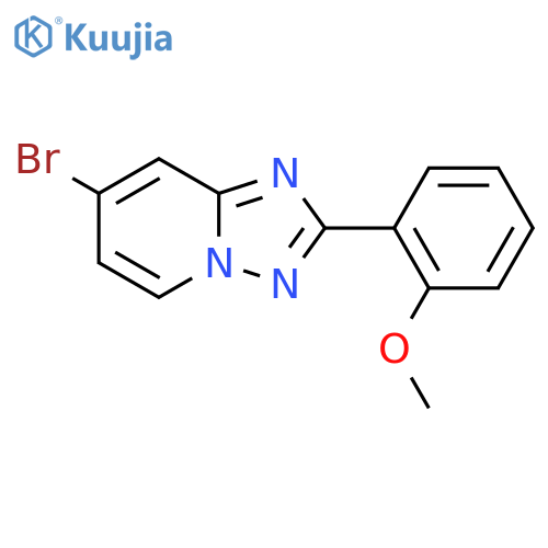7-Bromo-2-(2-methoxyphenyl)-[1,2,4]triazolo[1,5-A]pyridine structure