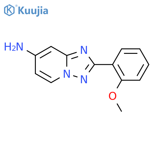 2-(2-Methoxyphenyl)-[1,2,4]triazolo[1,5-a]pyridin-7-amine structure