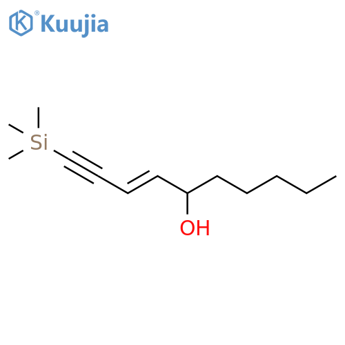 3-Decen-1-yn-5-ol, 1-(trimethylsilyl)-, (E)- structure