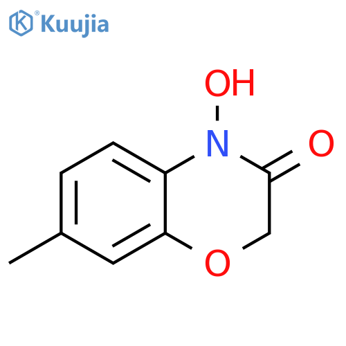 2H-1,4-Benzoxazin-3(4H)-one, 4-hydroxy-7-methyl- structure