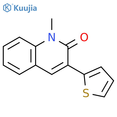 2(1H)-Quinolinone, 1-methyl-3-(2-thienyl)- structure