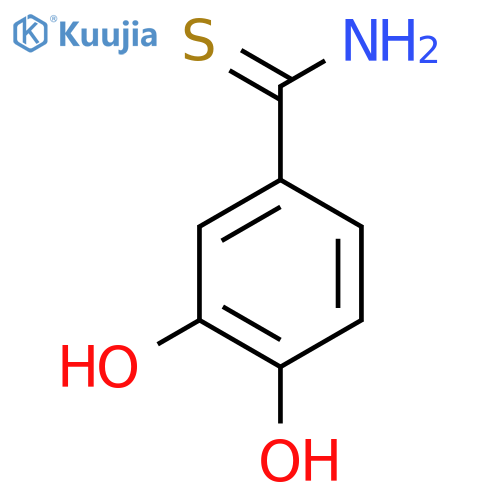 3,4-dihydroxybenzene-1-carbothioamide structure