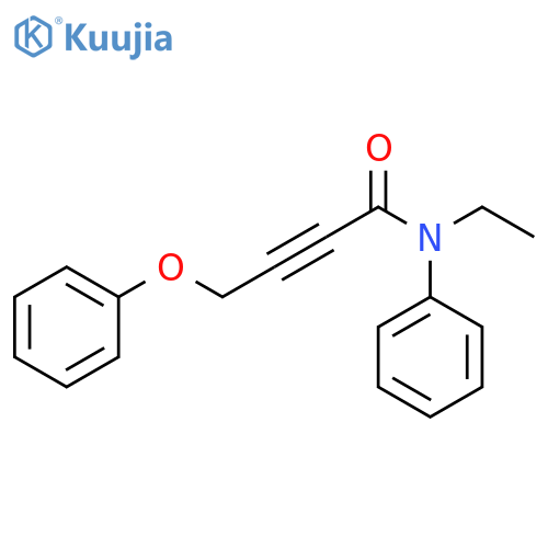 2-Butynamide, N-ethyl-4-phenoxy-N-phenyl- structure