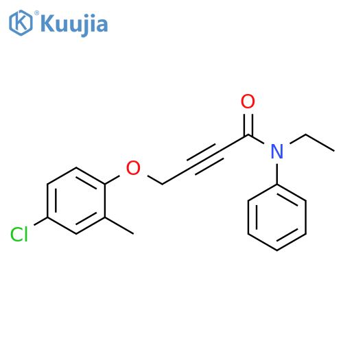 2-Butynamide, 4-(4-chloro-2-methylphenoxy)-N-ethyl-N-phenyl- structure