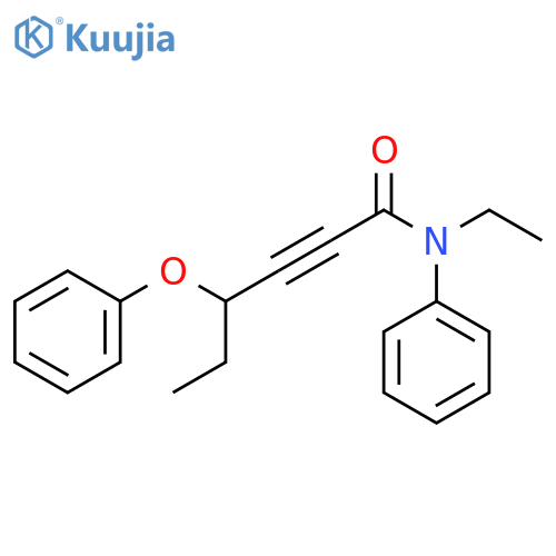 2-Hexynamide, N-ethyl-4-phenoxy-N-phenyl- structure