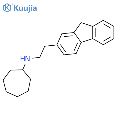 9H-Fluorene-2-ethanamine, N-cycloheptyl- structure