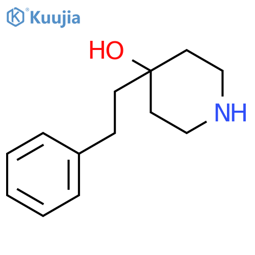 4-(2-phenylethyl)piperidin-4-ol structure