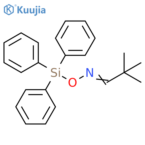 Propanal, 2,2-dimethyl-, O-(triphenylsilyl)oxime structure