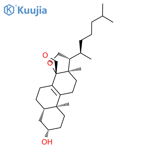 15-Oxacholest-8-ene-14-carboxaldehyde, 3-hydroxy-, (3b,5a)- structure