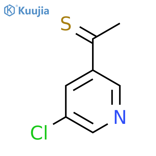 1-(5-Chloropyridin-3-yl)ethanethione structure