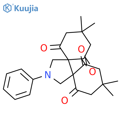 14-Azadispiro[5.0.5.3]pentadecane-1,5,8,12-tetrone,3,3,10,10-tetramethyl-14-phenyl- structure