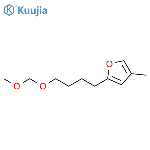 Furan, 2-[4-(methoxymethoxy)butyl]-4-methyl- structure