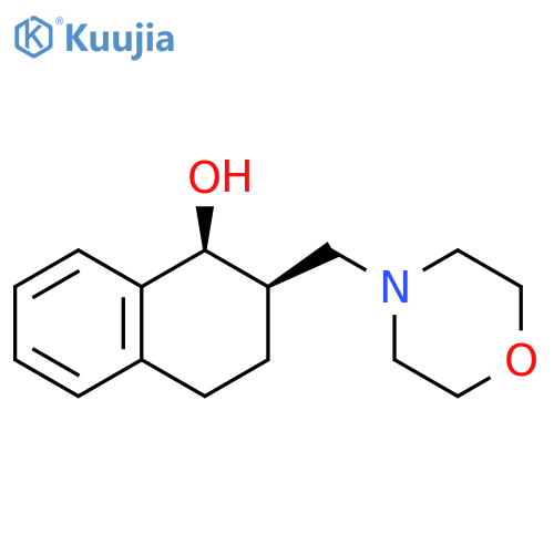 1-Naphthalenol, 1,2,3,4-tetrahydro-2-(4-morpholinylmethyl)-, cis- structure