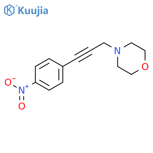 Morpholine, 4-[3-(4-nitrophenyl)-2-propynyl]- structure