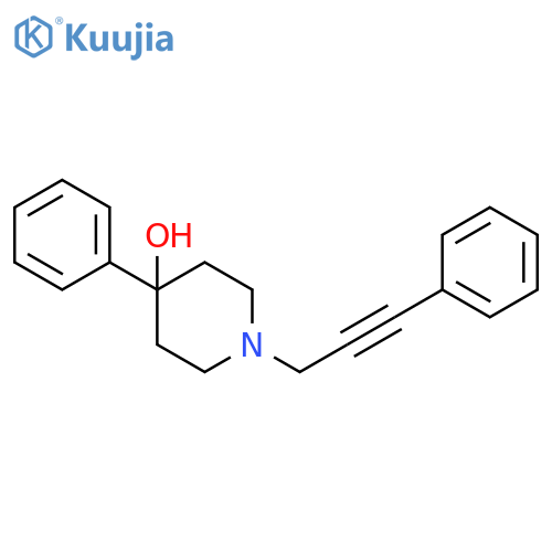 4-Piperidinol, 4-phenyl-1-(3-phenyl-2-propynyl)- structure
