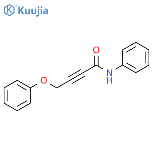 2-Butynamide, 4-phenoxy-N-phenyl- structure