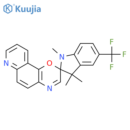 Spiro[2H-indole-2,2'-[2H]pyrido[2,3-h][1,4]benzoxazine],1,3-dihydro-1,3,3-trimethyl-5-(trifluoromethyl)- structure