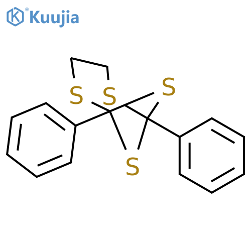 2,5,7,8-Tetrathiabicyclo[4.1.1]octane, 1,6-diphenyl- structure
