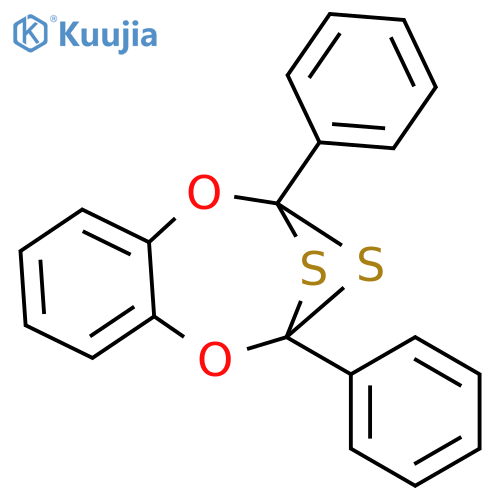 2,4-Epithio-1,5,3-benzodioxathiepin, 2,4-diphenyl- structure