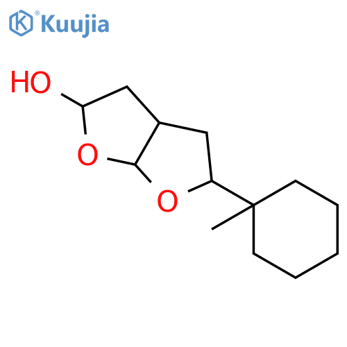 Furo[2,3-b]furan-2-ol, hexahydro-5-(1-methylcyclohexyl)- structure