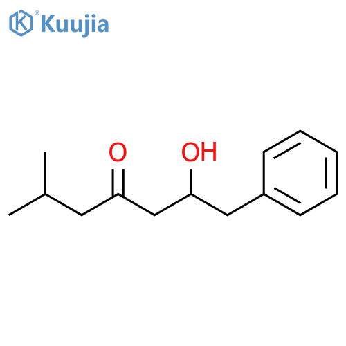 4-Heptanone, 2-hydroxy-6-methyl-1-phenyl- structure