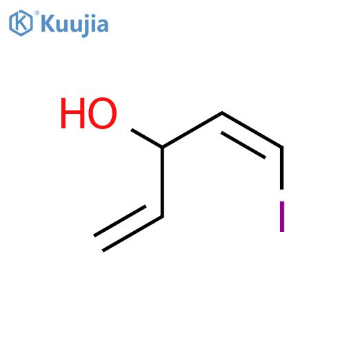 1,4-Pentadien-3-ol, 1-iodo-, (Z)- structure