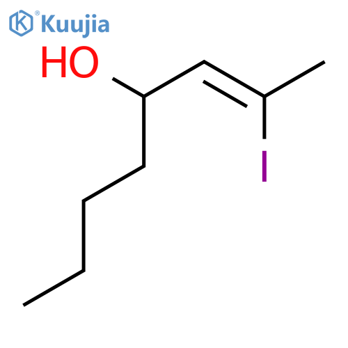 2-Octen-4-ol, 2-iodo-, (Z)- structure