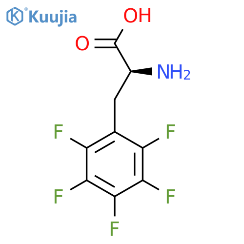 Pentafluoro-L-phenylalanine structure