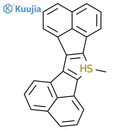 Diacenaphtho[1,2-b:1',2'-d]thiophene, 4-methyl- structure
