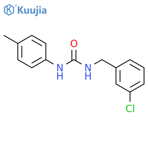 Urea, N-[(3-chlorophenyl)methyl]-N'-(4-methylphenyl)- structure