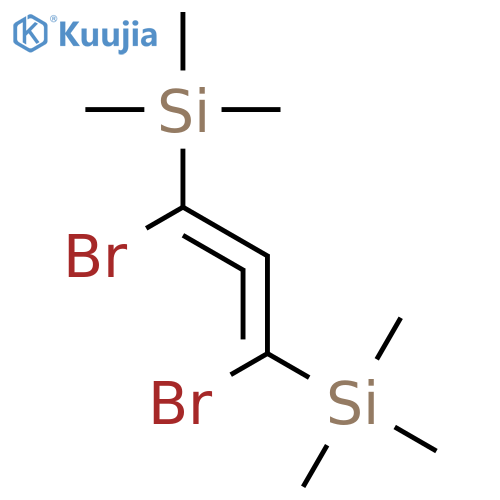 Silane, (1,3-dibromo-1,2-propadiene-1,3-diyl)bis[trimethyl- structure