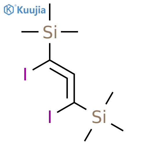 Silane, (1,3-diiodo-1,2-propadiene-1,3-diyl)bis[trimethyl- structure