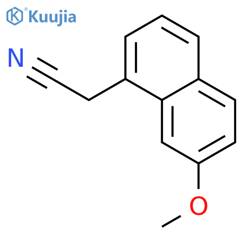 7-Methoxy-1-naphthylacetonitrile structure