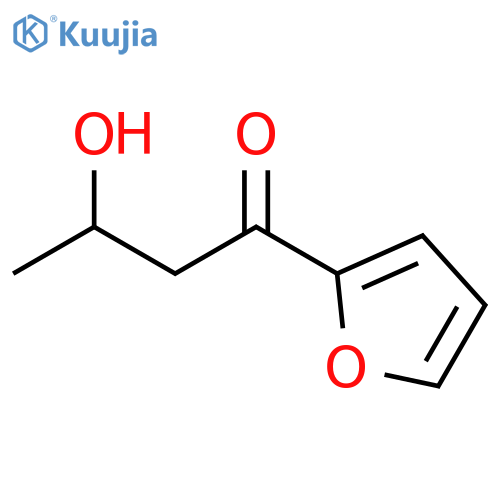 1-Butanone, 1-(2-furanyl)-3-hydroxy- structure