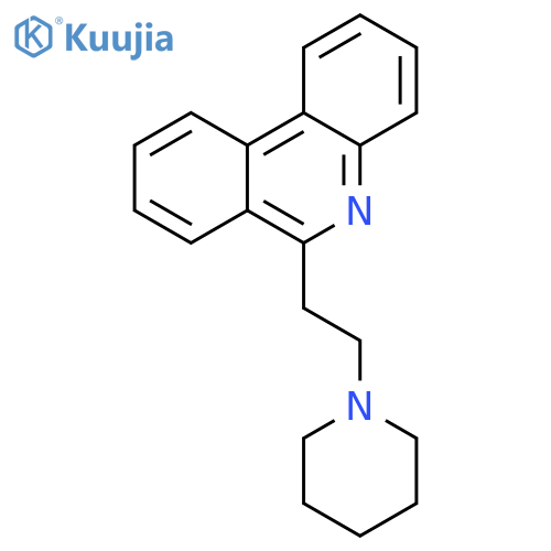 Phenanthridine, 6-[2-(1-piperidinyl)ethyl]- structure