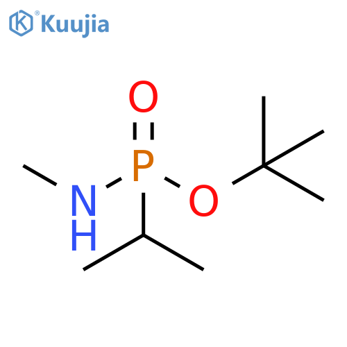 Phosphonamidic acid, N-methyl-P-(1-methylethyl)-, 1,1-dimethylethylester structure