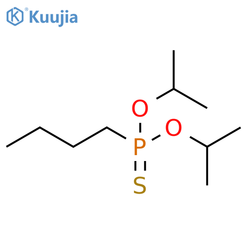 Phosphonothioic acid, butyl-, O,O-bis(1-methylethyl) ester structure