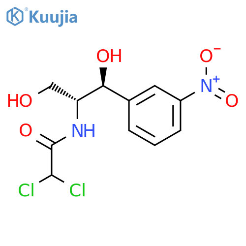 rac-erythro-meta-nitro-Chloramphenicol structure