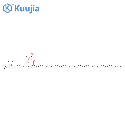 6-Nonacosanol, 2-[[(1,1-dimethylethyl)dimethylsilyl]oxy]-3,11-dimethyl-,methanesulfonate structure