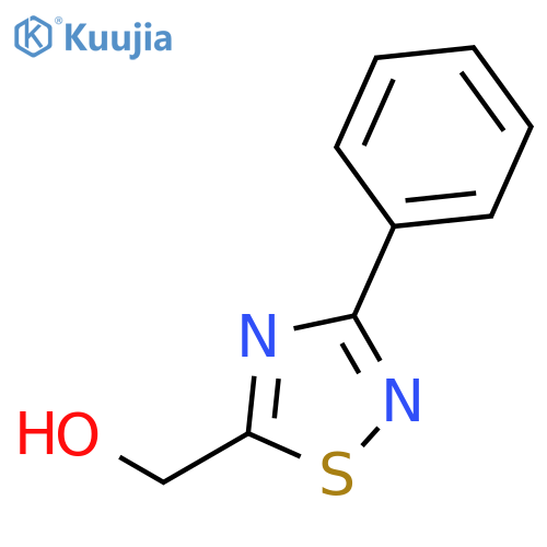 (3-phenyl-1,2,4-thiadiazol-5-yl)methanol structure