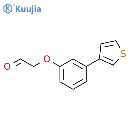 Acetaldehyde, [3-(3-thienyl)phenoxy]- structure