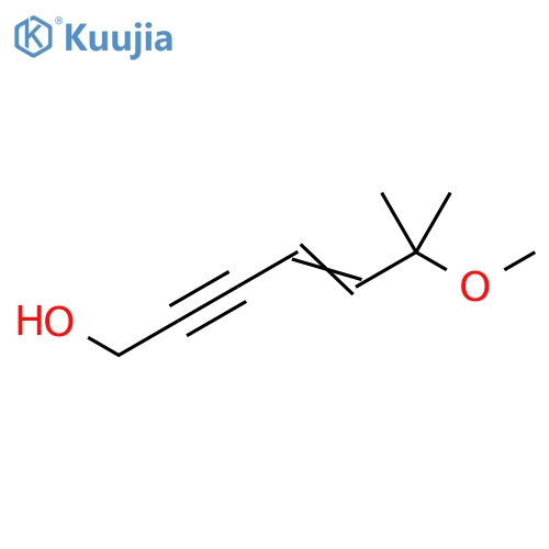 4-Hepten-2-yn-1-ol, 6-methoxy-6-methyl- structure