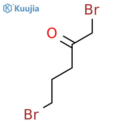 1,5-dibromopentan-2-one structure