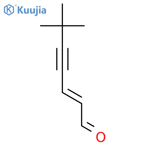 (E)-6,6-Dimethyl-2-hepten-4-ynal structure