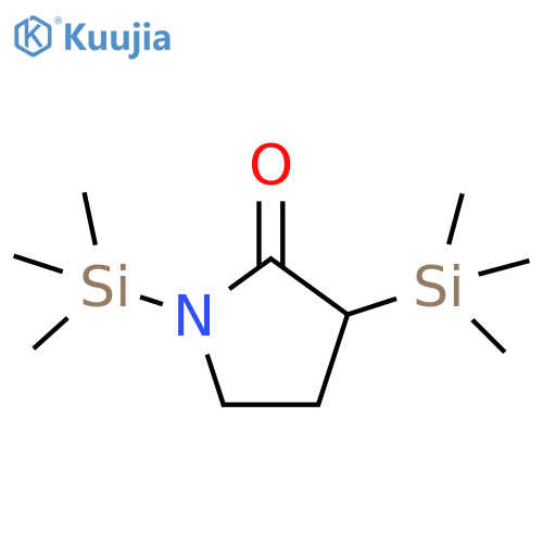 2-Pyrrolidinone, 1,3-bis(trimethylsilyl)- structure